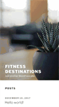 Mobile Screenshot of fitnessdestinations.com